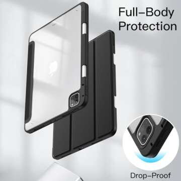 JETech iPad Pro 11 Inch Case with Pencil Holder