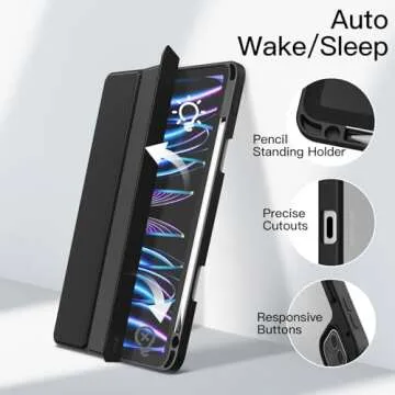 JETech iPad Pro 11 Inch Case with Pencil Holder