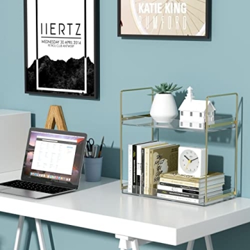 Stylish 2-Tier Bathroom Countertop Organizer for Home