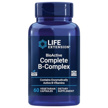 Life Extension Bioactive Complete B-Complex, Heart, Brain and Nerve Support, Healthy Energy, Metabol...
