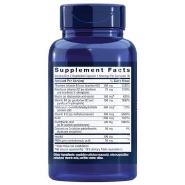 Life Extension Bioactive Complete B-Complex - Energy & Brain Support
