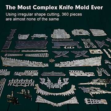 CubicFun 3D LED Flying Dutchman Model Kit for Adults