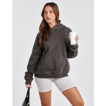 Lauweion Women's Oversized Fleece Hoodie for Ultimate Comfort