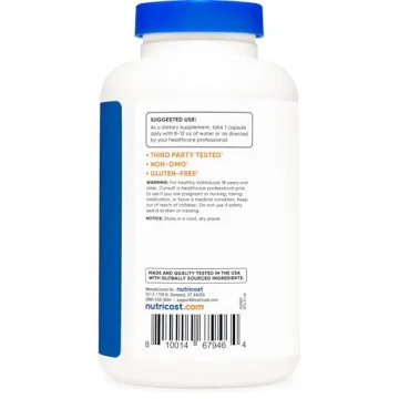 Nutricost Vitamin B5 Supplement - Energy & Focus Booster