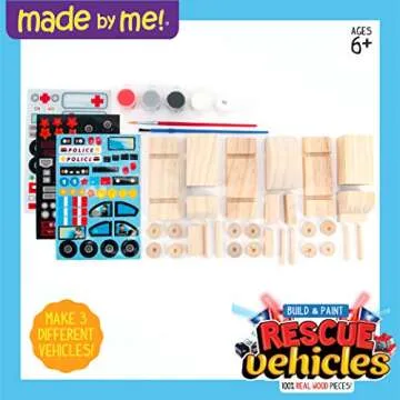 Made By Me Rescue Vehicles DIY Kit - Create and Customize!