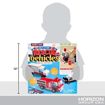 Creative DIY Rescue Vehicles Kit for Kids - Made By Me