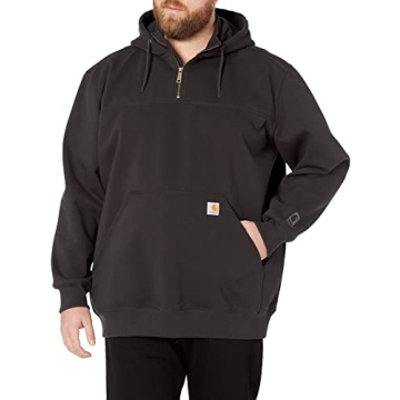 Carhartt Rain Defender Quarter-Zip Sweatshirt - Black