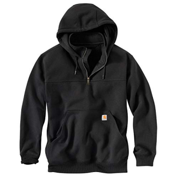 Carhartt Rain Defender Quarter-Zip Sweatshirt - Black