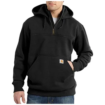 Carhartt Rain Defender Quarter-Zip Sweatshirt - Black