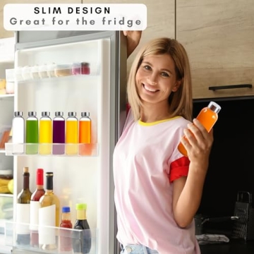 Brieftons Glass Water Bottles - Eco-Friendly & Leakproof