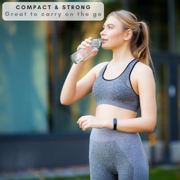 Brieftons Glass Water Bottles - Eco-Friendly & Leakproof