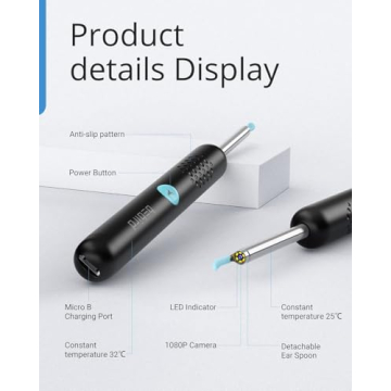 BEBIRD R1 Ear Wax Removal Tool with 1080P Camera & LED Lights