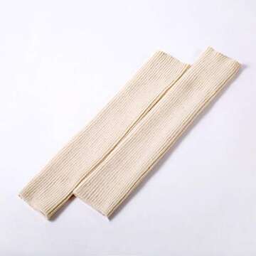 Guojanfon 1 Pair Fashion Yoga Socks for Women Girls Workout Socks Toeless Training Dance Leg Warmers...