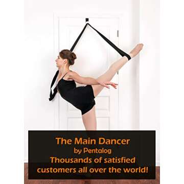 The Main Dancer - Stretch Band - to Improve Leg Stretching - Perfect Home Equipment for Ballet, Dance and Gymnastic Exercise - Excellent Gift for Your Friends and Loved Ones - Made in Europe