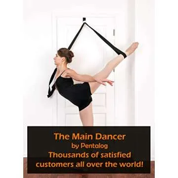 The Main Dancer - Stretch Band - to Improve Leg Stretching - Perfect Home Equipment for Ballet, Dance and Gymnastic Exercise - Excellent Gift for Your Friends and Loved Ones - Made in Europe