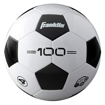Franklin Sports Soccer Balls - Size 4 F-100 Youth Soccer Balls - 12 Pack Bulk with Pump