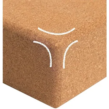 Cork Yoga Blocks 2 Pack Set - Eco-Friendly and Non-Slip