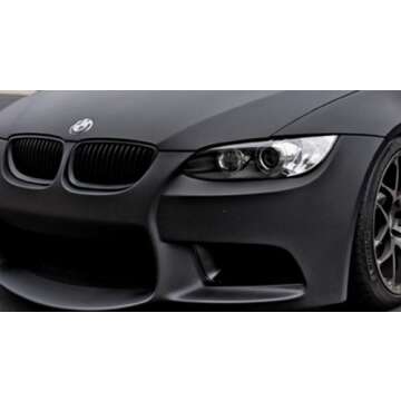 VViViD Satin Jet Black Vinyl Wrap with Air Release 8ft
