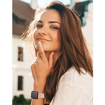 Girovo 2 Packs Cartoon Engraved Bands Compatible with Apple Watch Bands 41mm 40mm 38mm Women, Cute Anime Designer Soft Silicone Strap for iWatch Series 9/8/7/6/5/4/3/2/1/SE/Ultra, Pink & Baby Blue