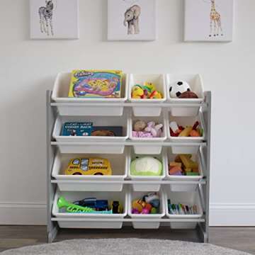 Humble Crew Kids Toy Organizer with 12 Bins