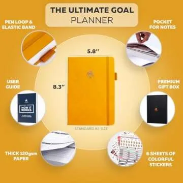 Clever Fox Ultimate Achiever’s Goal Planner - Focus & Productivity 90 Day Journal
