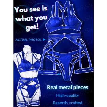 Kaei&Shi Adjustable Sexy Lingerie Set for Women