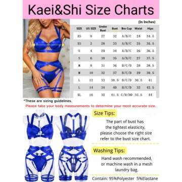 Kaei&Shi Adjustable Sexy Lingerie Set for Women