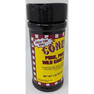 Conecuh Pork, Poultry, and Wild Game Seasoning, 7 Ounce Bottle, from makers of Conecuh Sausage Compa...