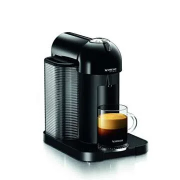 Nespresso GCA1-US-BK-NE VertuoLine Coffee and Espresso Maker for Home Brewing