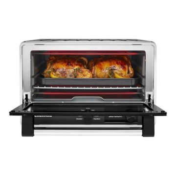 KitchenAid Digital Air Fry Countertop Oven, KCO124BM, Black Matte