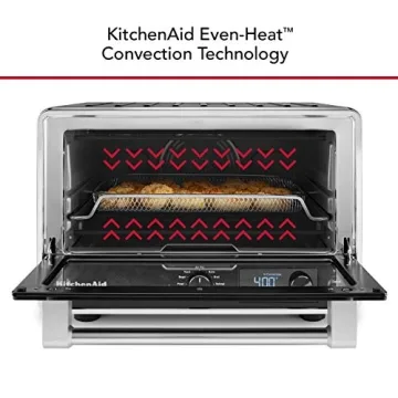 KitchenAid Digital Air Fry Countertop Oven, KCO124BM, Black Matte