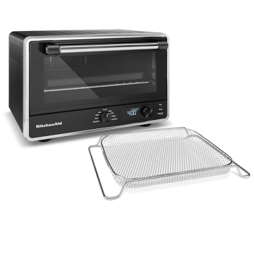 KitchenAid Digital Air Fry Countertop Oven, KCO124BM, Black Matte