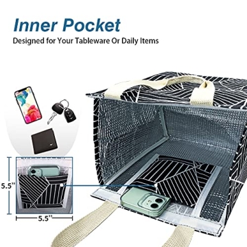 Stylish 9L Insulated Lunch Bag for Women - Fresh Meals On The Go