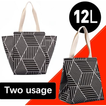 Stylish 9L Insulated Lunch Bag for Women - Fresh Meals On The Go