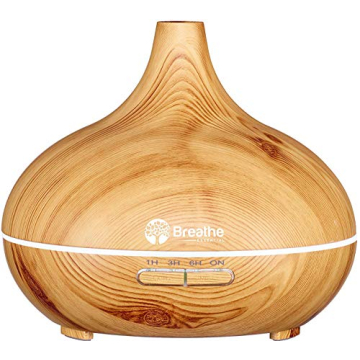 Breathe Essential Oil Diffuser | 550ml Capacity & 18 Hours Runtime