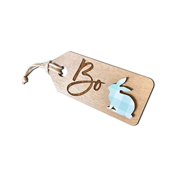 Personalized Easter Bunny Basket Tags for Kids