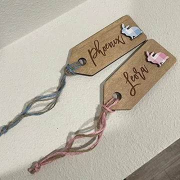 Personalized Easter Bunny Basket Tags for Kids