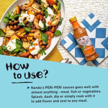 Nando's PERi-PERi Hot Sauce Gift Set - Medium, Hot, Garlic, & Lemon