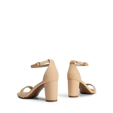 DREAM PAIRS Chunk Low Heel Sandals - Stylish Comfort