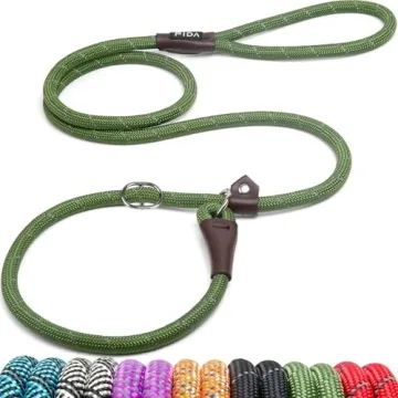Fida Durable Slip Lead, 6 FT x 1/2" Heavy Duty Loop Leash, Comfortable Strong Rope Leash for Large, ...