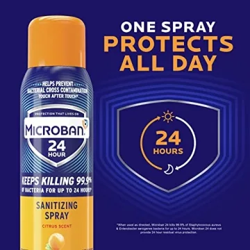 MICROBAN 24 Hour Disinfectant Spray Citrus Scent 15oz