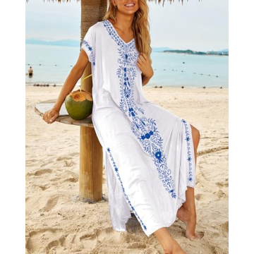 Stylish Bsubseach Kaftan Dress - Women's Swim Cover Up