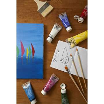 Pebeo Acrylic Studio Paint - Primary Cyan 100ml Tube