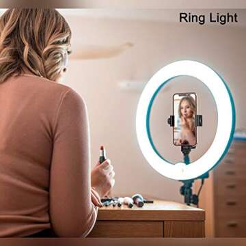 Universal Phone Tripod Mount Adapter with Ｗireless Camera Remote , Cell Phone Holder with Adjustable Clamp for Selfie Stick Monopod Compatible with iPhone, Samsung and so on , Wrist Strap Included