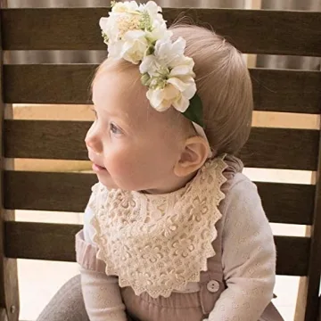 MeruniSkyBirds Baby Drool Bibs for Stylish Teething Relief