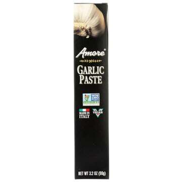 Amore All Natural Garlic Paste - Flavorful & Versatile