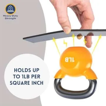 Kraftex Magnetic Tape [5pk, 1ft x 160mil] Magnet Strips with Adhesive Backing. Heavy Duty and Strong Magnet Tape for Crafts, Mounting Tools and DIY. Magnetic Strips with Super Sticky Back