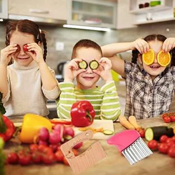 Kids Safe Wooden Knives Set - Perfect for Young Chefs