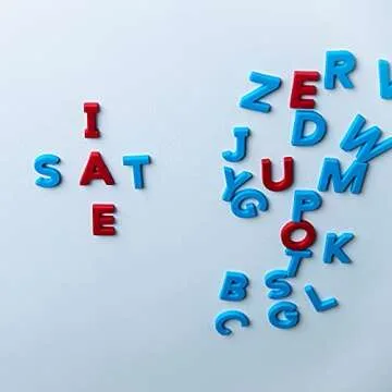 Educational Insights Color-Coded Uppercase AlphaMagnets, Set of 42 Uppercase Letters: Perfect for Homeschool & Classroom, Ages 3+