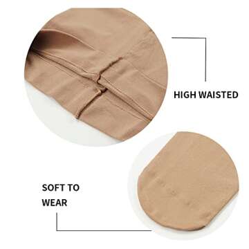 Stelle Girls' Ultra Soft Dance Tights for Young Dancers